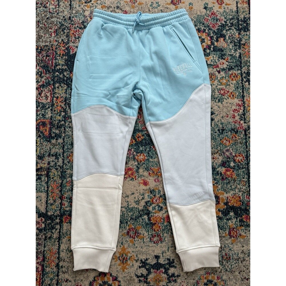 Baseball Lifestyle 101 BSBL Wave Sweatpants in Blue Size‎ Medium